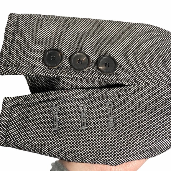 Akris Punto Wool Blazer Dark Charcoal Gray Size 6 - Picture 7 of 12